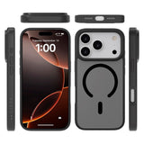 iPhone 17 Pro Lippa Hybrid Plast Deksel - MagSafe Kompatibel - Matt / Svart