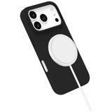 iPhone 17 Pro / 18 Pro Lippa Silikon Deksel - MagSafe Kompatibel - Svart
