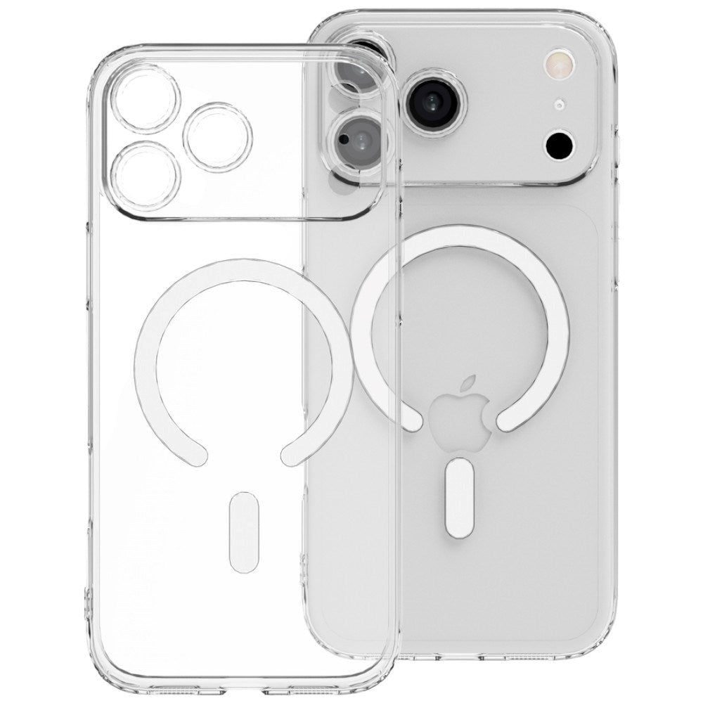 iPhone 17 Pro Max/18 Pro Max Lippa Fleksibelt Plast Deksel - MagSafe Kompatibel - Gjennomsiktig