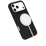 iPhone 17 Pro Max / 18 Pro Max Lippa Silikon Deksel - MagSafe Kompatibel - Svart