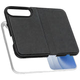 iPhone Duo Lippa Wallet i Kunstskinn med Flipdeksel - MagSafe Kompatibel - Svart