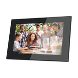 Lippa 10" Frameo Digital Fotoramme i Glass (27,5 x 19 cm) - Svart