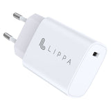 Lippa 20W Vegglader med USB-C - Power Delivery - Hvit