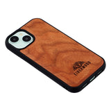 EIDERWOOD iPhone 14 / 13 Magnetisk Tredeksel - MagSafe Kompatibel - Kirsebærtre