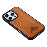 EIDERWOOD iPhone 16 Pro Magnetisk Tredeksel - MagSafe Kompatibel - Kirsebærtre