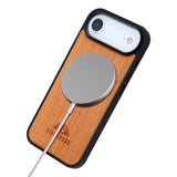 EIDERWOOD iPhone Air Magnetisk Tredeksel - MagSafe Kompatibel - Kirsebærtre