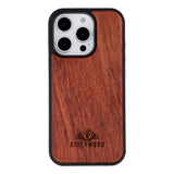 EIDERWOOD iPhone 16 Pro Magnetisk Tredeksel - MagSafe Kompatibel - Palisander