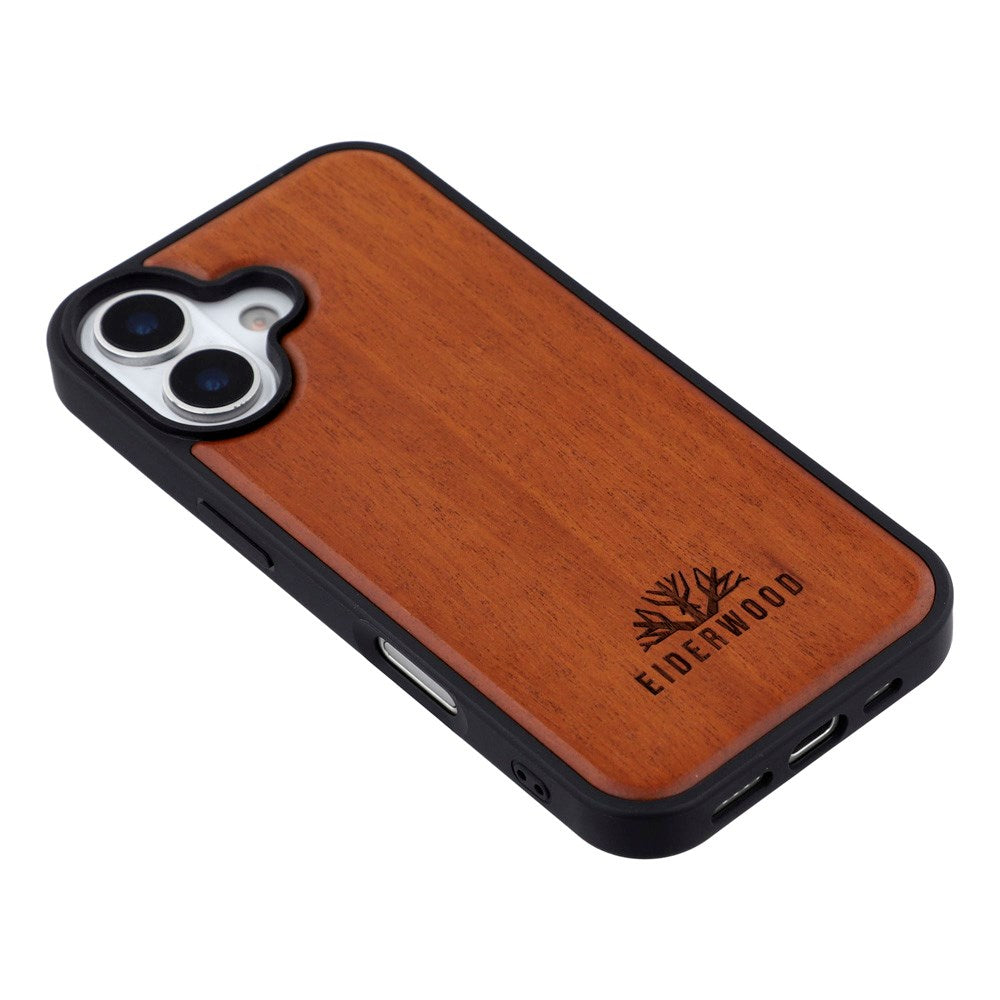 EIDERWOOD iPhone 17 Magnetisk Tredeksel - MagSafe Kompatibel - Palisander