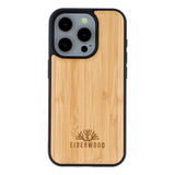 EIDERWOOD iPhone 15 Pro Magnetisk Tredeksel - MagSafe Kompatibel - Bambustre