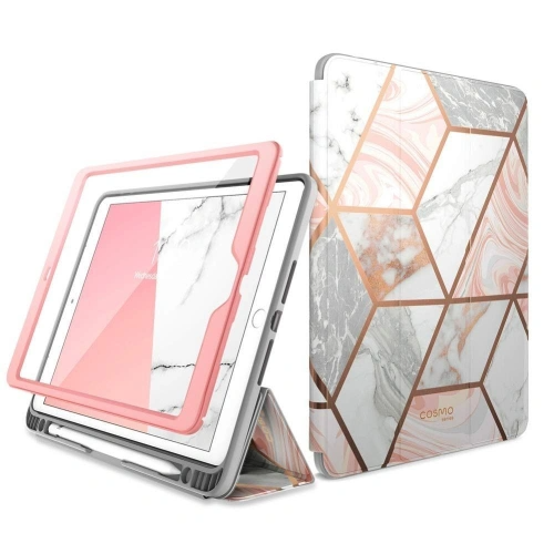 Supcase Cosmo Apple iPad 10.2 Deksel med Plass til Pencil - Rosa