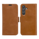 Samsung Galaxy S24+ (Plus) dbramante1928 Lynge Ekte Skinn Magnet Flip-Deksel - Tan