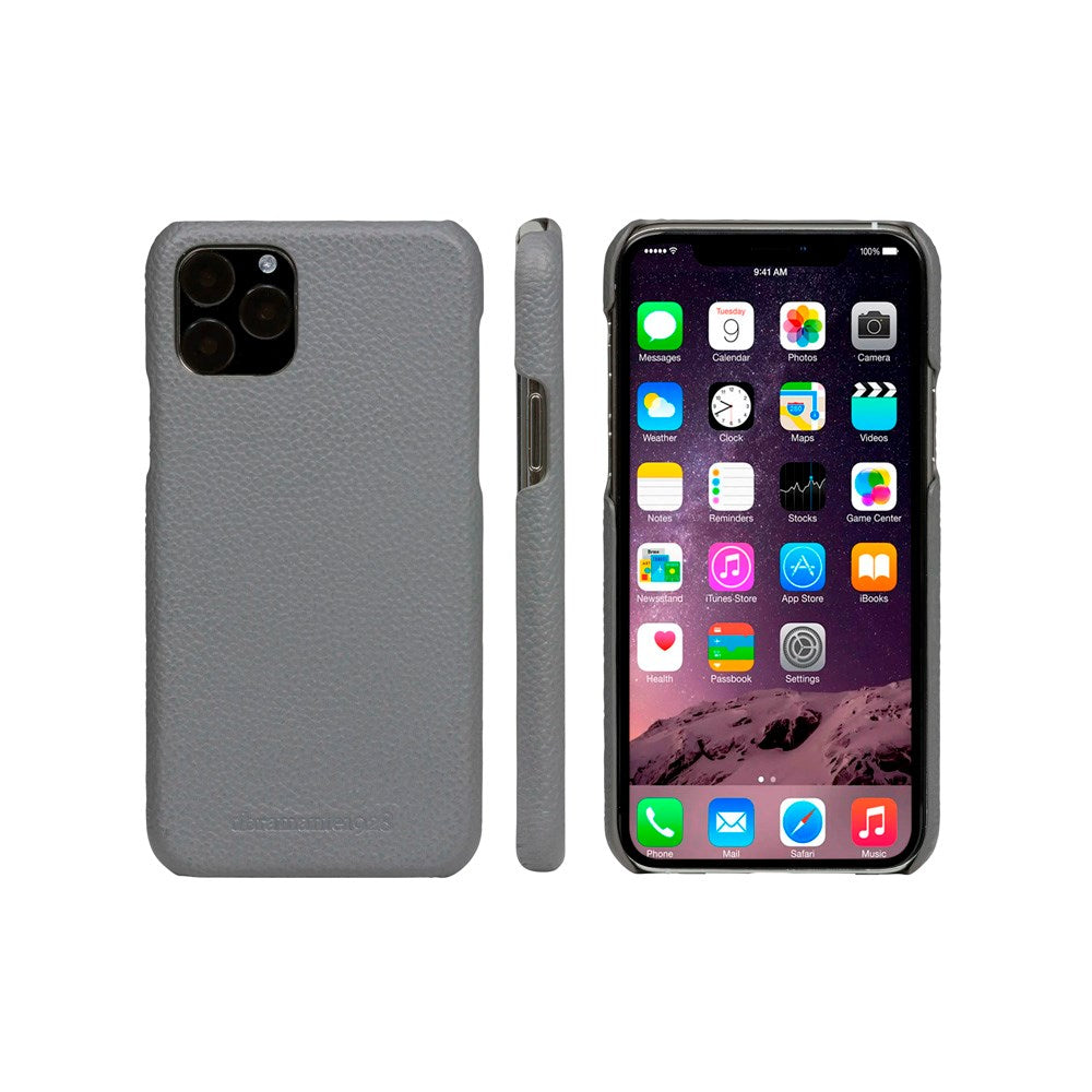 iPhone 11 Pro dbramante1928 Lynge 2-i-1 Ekte Skinn Flip Deksel - Pebbled Grey