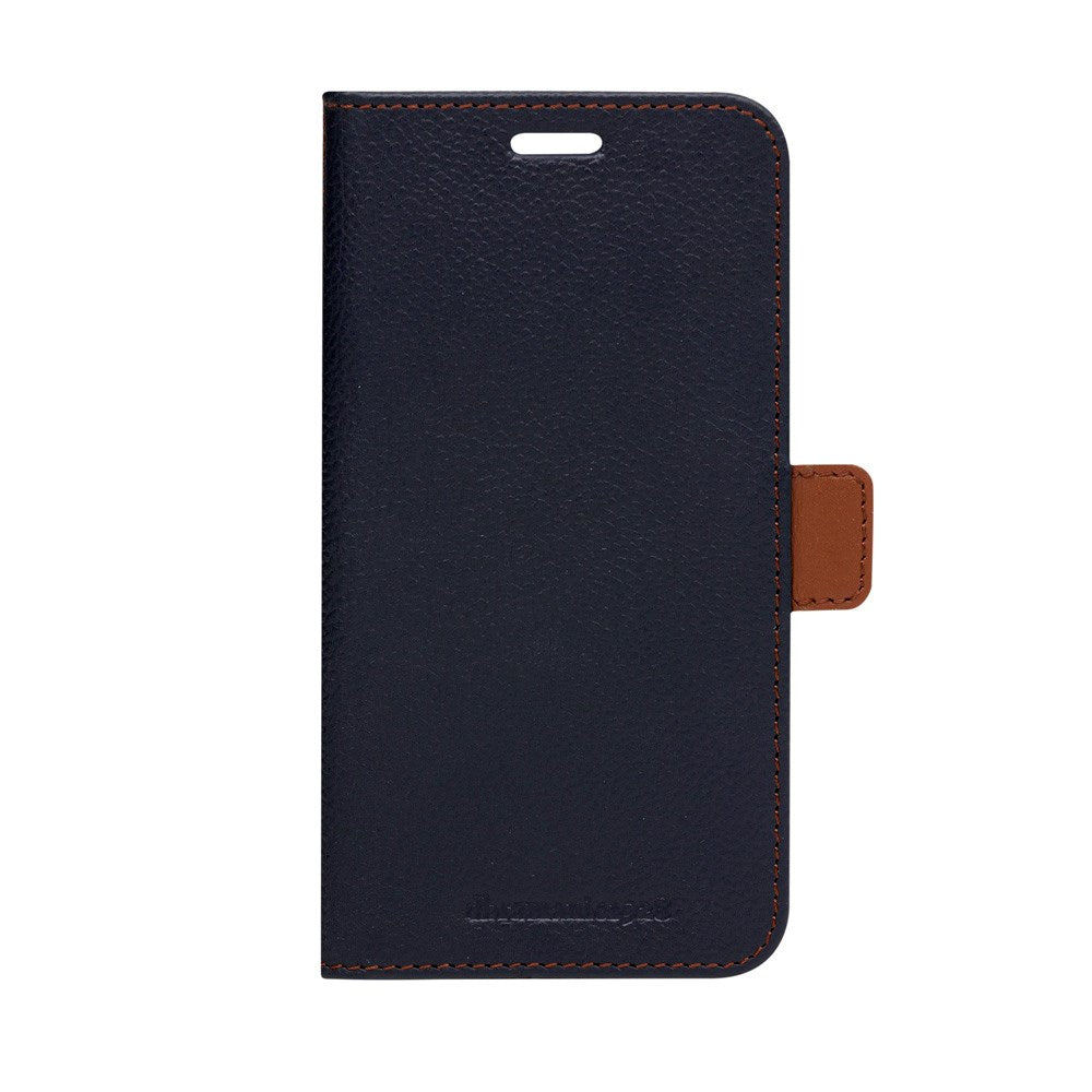 iPhone 11 dbramante1928 Lynge 2-i-1 Ekte Skinn Flip Deksel - Pebbled Blue