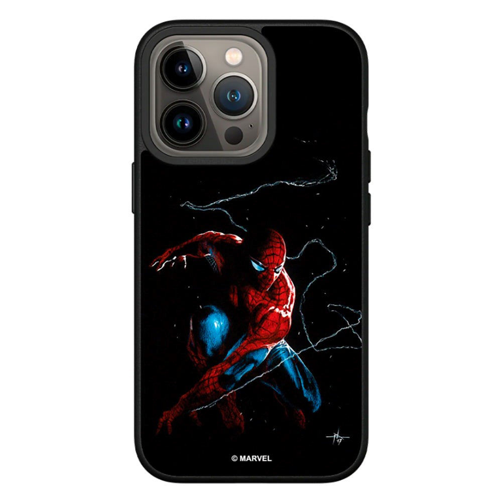 iPhone 13 Pro RhinoShield SolidSuit Håndverker Deksel med Marvel - Spider-Man On Duty