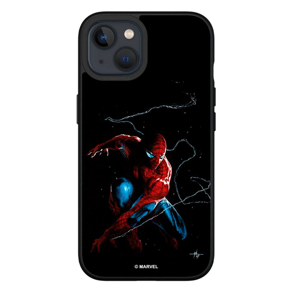 iPhone 13 RhinoShield SolidSuit Håndverker Deksel med Marvel - Spider-Man On Duty