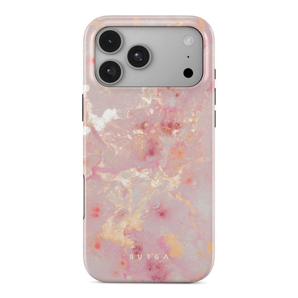 iPhone 18 Pro Max Burga Tough Fashion Deksel - MagSafe Kompatibel - Golden Coral
