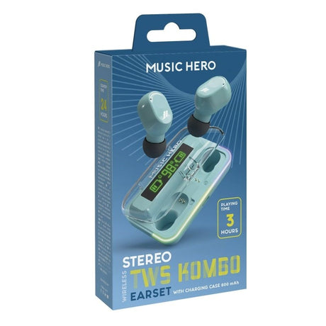 Music Hero True Wireless In-Ear Hodetelefoner - Blå