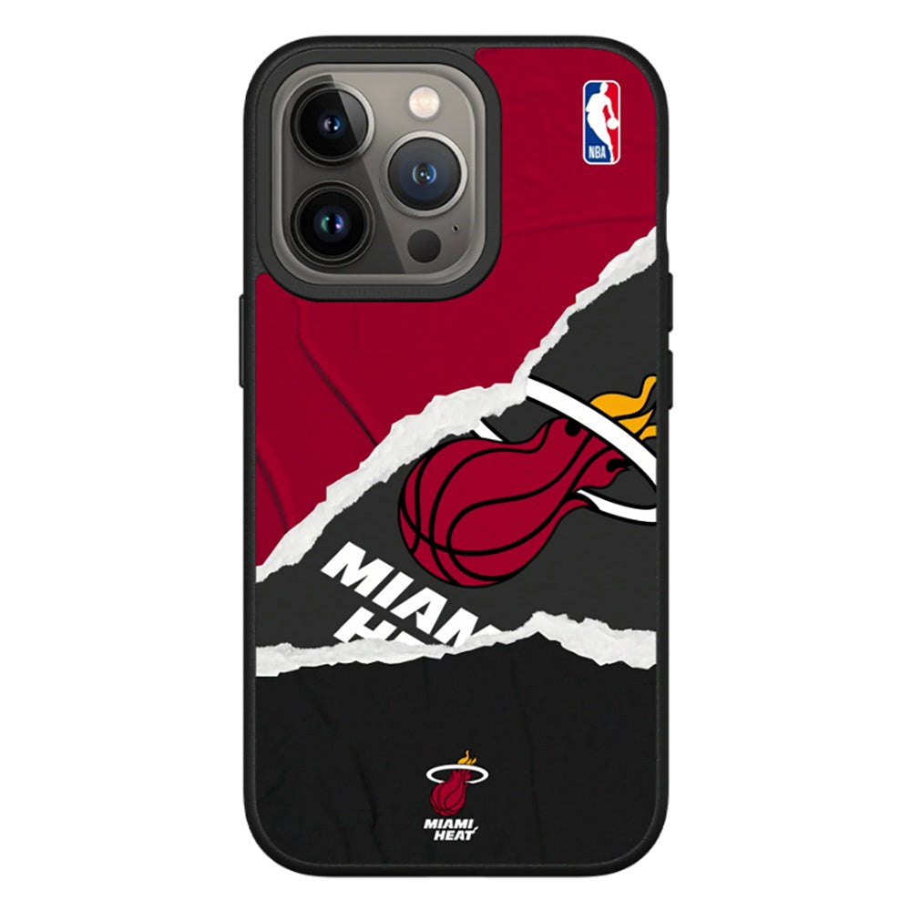 iPhone 13 Pro RhinoShield SolidSuit Håndverker NBA Deksel med Miami Heat - Sweat and Tears