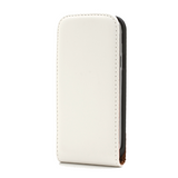 Samsung Galaxy S4 Mini Skinn Flip Etui V2 Hvit