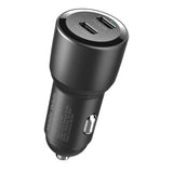 Bilopplader Mobile Origin 60W med 2 X USB-C - Svart