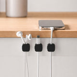 Mobile Origin Magnetisk Kabelholder - 6 stk. - Svart
