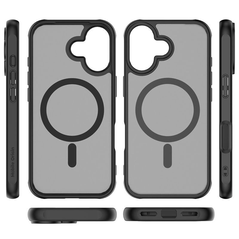 iPhone 17 Mobile Origin Hybrid Deksel - MagSafe Kompatibel - Matt Svart