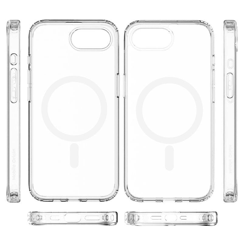 iPhone 17e / 16e Mobile Origin Hybrid Deksel - MagSafe Kompatibel - Gjennomsiktig