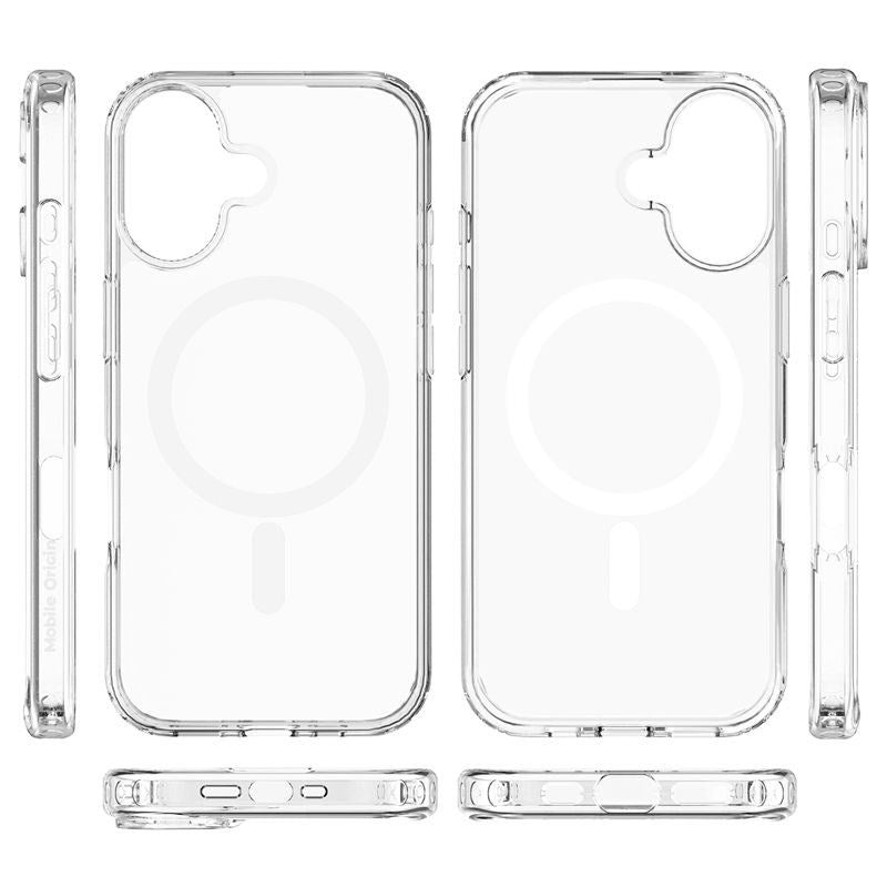 iPhone 17 Mobile Origin Hybrid Deksel - MagSafe Kompatibel - Gjennomsiktig