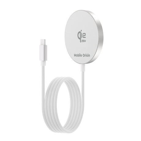 Magnetisk Trådløs Lader Qi2 25W – Hvit