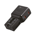 Reiseadapter Mobile Origin 45W EU / US / UK / AU - Svart
