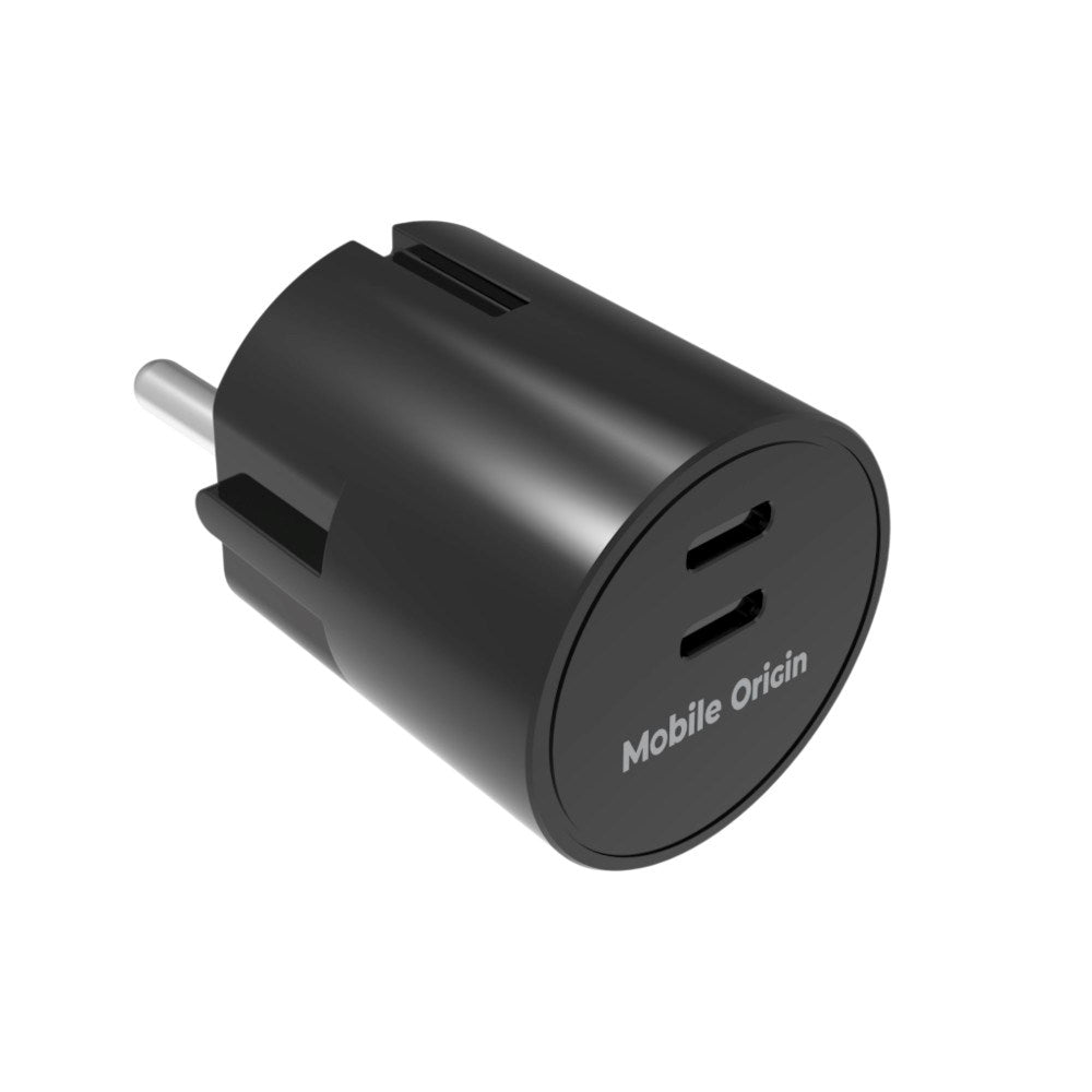 Hurtiglader 30W Mobile Origin 2 x USB-C - Svart