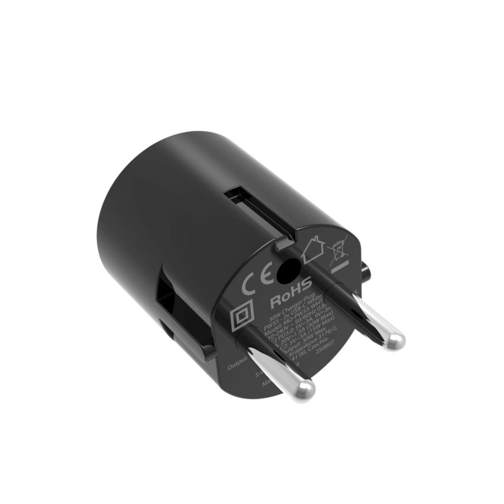 Hurtiglader 30W Mobile Origin 2 x USB-C - Svart
