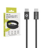 Mobile Origin UltraSlim 60W USB-C til USB-C Kabel – 1m – Svart