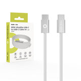 Mobile Origin UltraSlim 60W USB-C til USB-C Kabel – 1m – Hvit