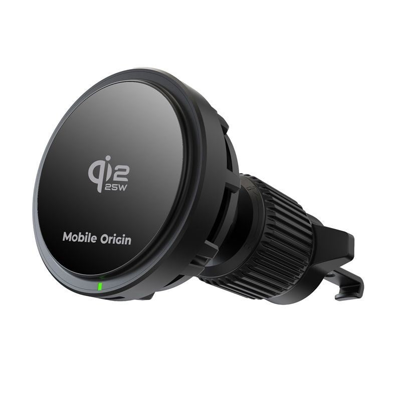 Trådløs Bilopplader Mobile Origin 25W til Ventilasjonsanlegget - MagSafe Kompatibel - Svart