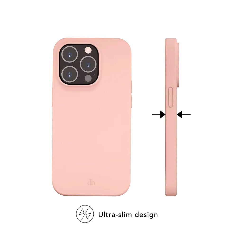 dbramante1928 iPhone 14 Pro Pro Monaco Deksel - 100% Resirkulert Plast - Pink Sand