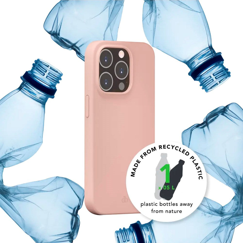 dbramante1928 iPhone 14 Pro Pro Monaco Deksel - 100% Resirkulert Plast - Pink Sand