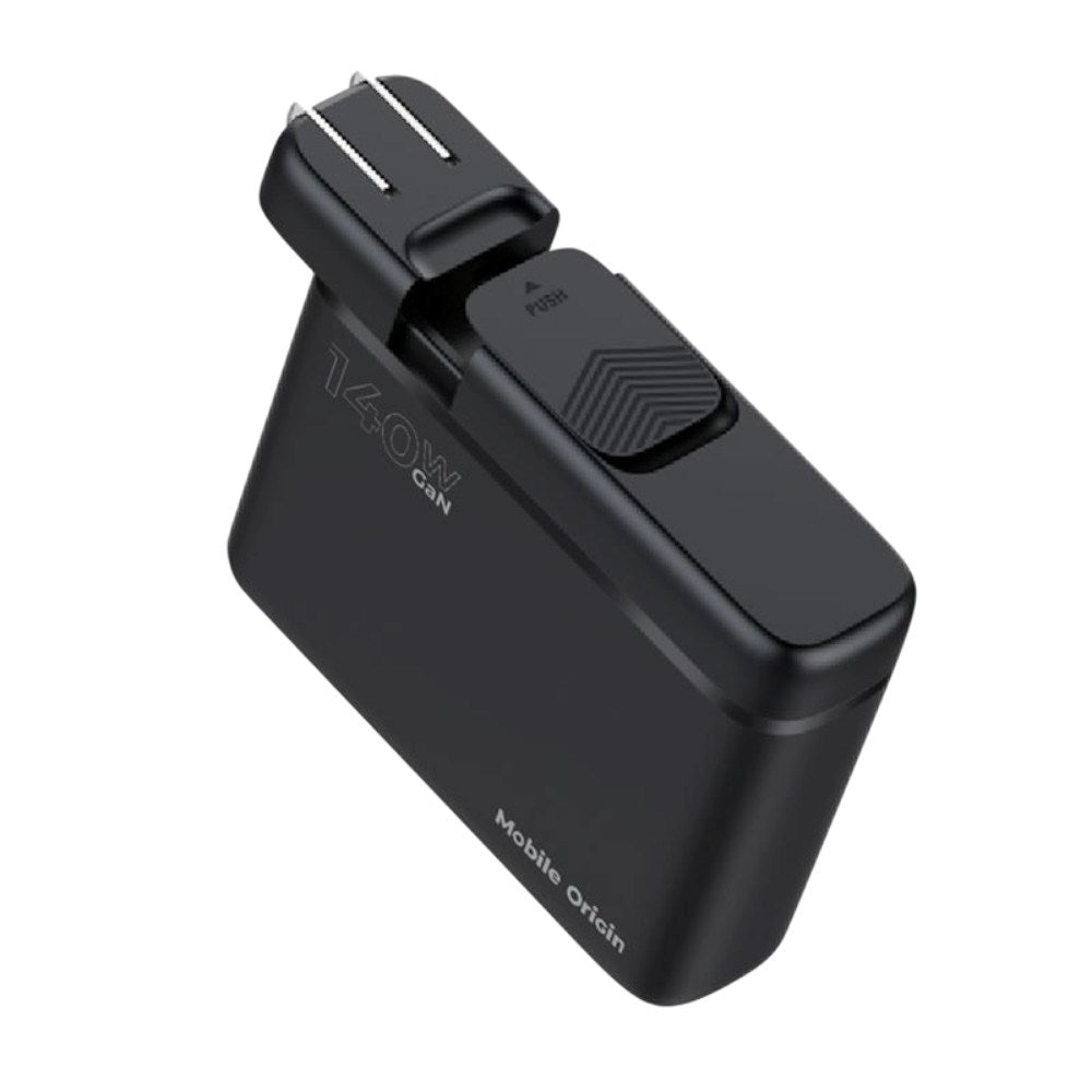 6-i-1 Reiseadapter Til EU/UK/USA Mobile Origin - 3x USB-C + 3x USB-A – Svart