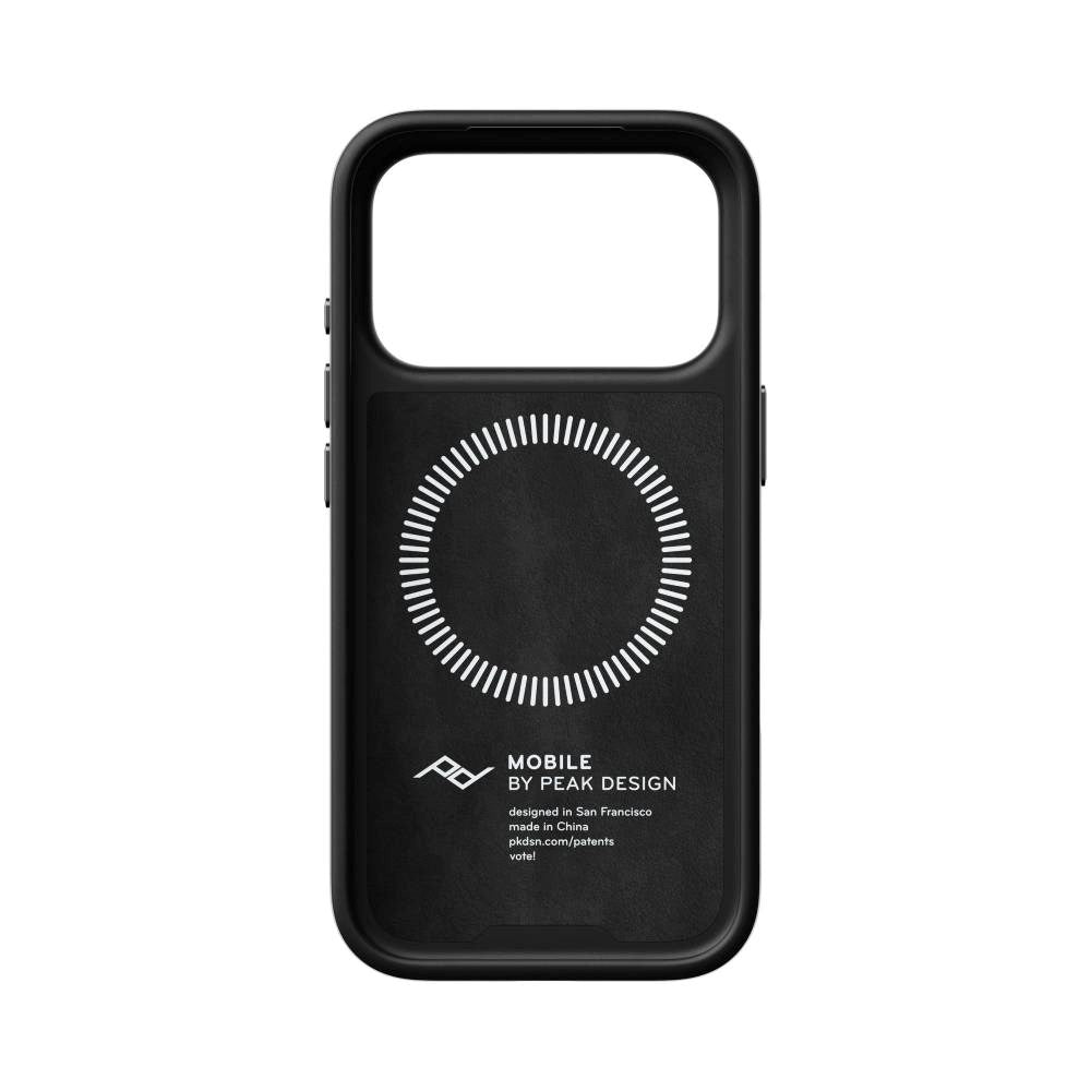 iPhone 18 Pro Peak Design Everyday Loop Deksel - MagSafe Kompatibel - Black Clarino