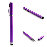 2 i 1 Stylus Pen Til Smartphones Og Nettbrett - Lilla