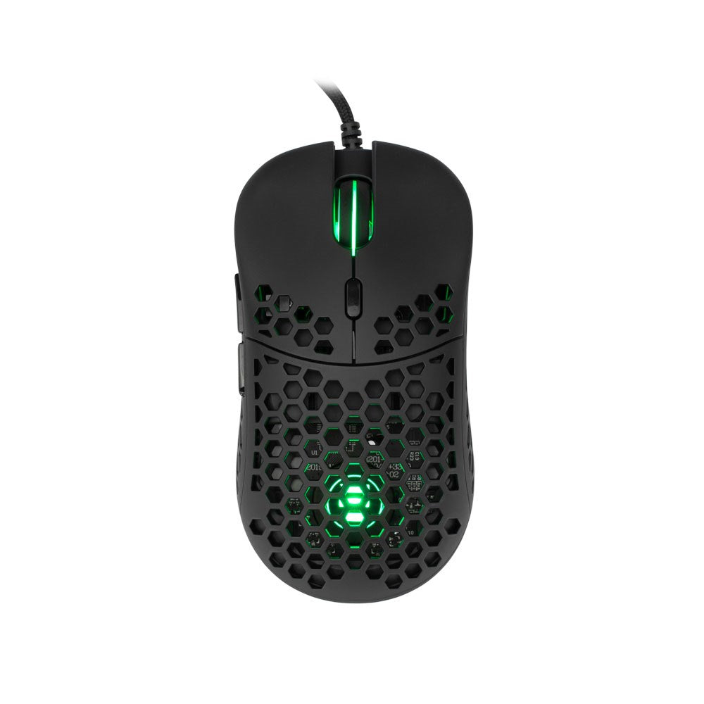 White Shark NAGINATA Gaming Mus - 6D / 16000 DPI - Svart