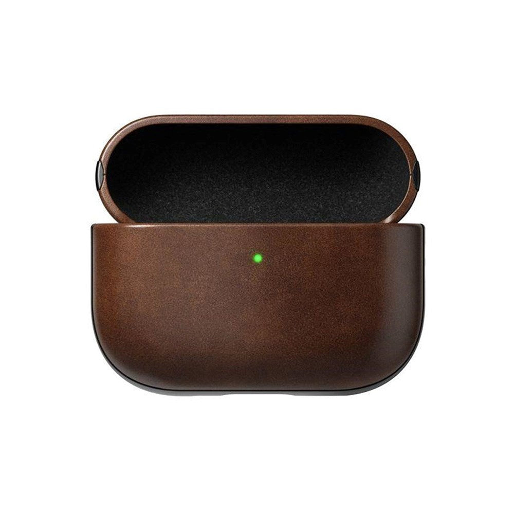 AirPods Pro (3. gen.) Nomad Modern Horween Leather Deksel - Brun