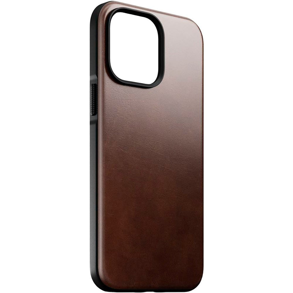 iPhone 14 Pro Max Modern Nomad Horween Leather Deksel - MagSafe Kompatibel - Brun