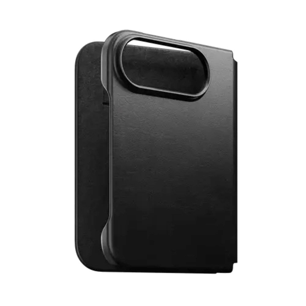 iPhone Duo Nomad Traditional Horween Leather Folio Deksel - MagSafe Kompatibel - Svart