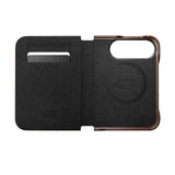 iPhone Duo Nomad Traditional Horween Leather Folio Deksel - MagSafe Kompatibel - Rustic Brown
