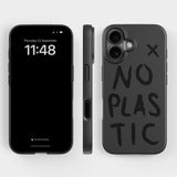 agood company iPhone 16 PLNTPRTCT-deksel - Black / No Plastic