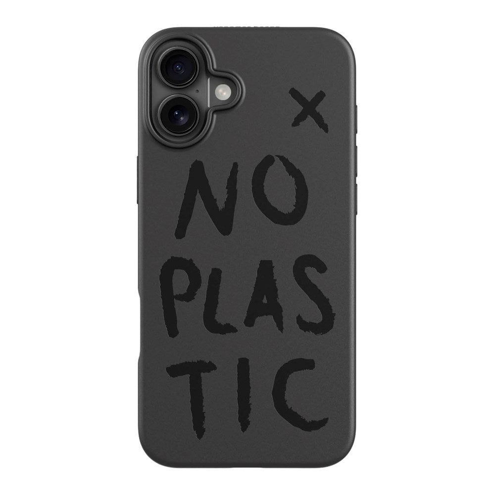 agood company iPhone 16 Plus PLNTPRTCT-deksel - Black / No Plastic