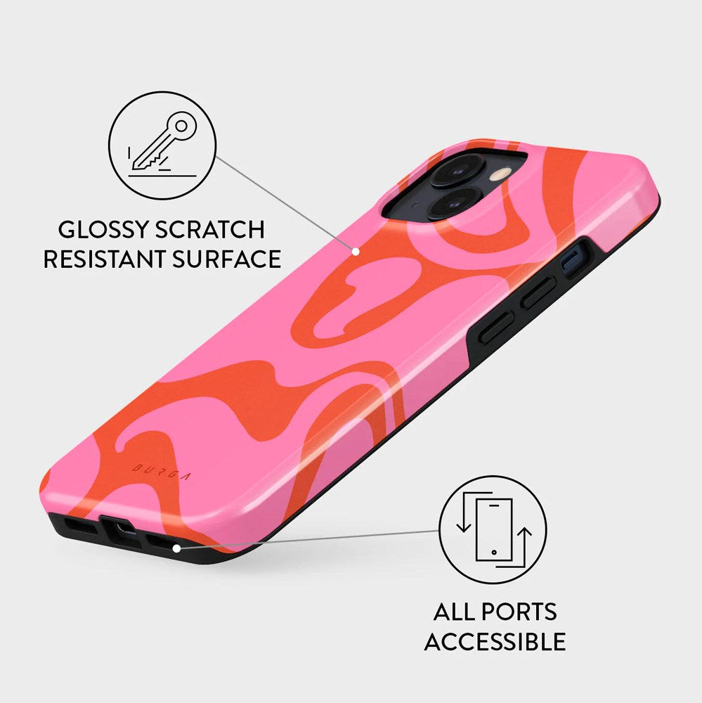 Burga iPhone 15 Tough Fashion Deksel - Ride the Wave