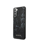 Samsung Galaxy S21+ (Plus) Guess Hardcase Marble Deksel - Sort