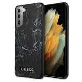 Samsung Galaxy S21+ (Plus) Guess Hardcase Marble Deksel - Sort